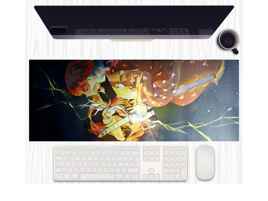 ZENITSU DEMON SLAYER DESK MAT