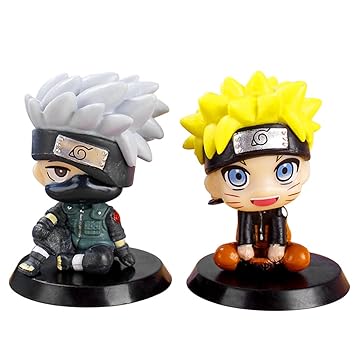 Naruto Mini Figure Set (2 pcs) – Naruto & Kakashi